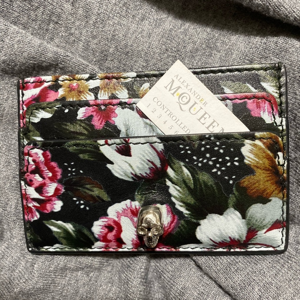 Authentic Alexander McQueen Card Holder